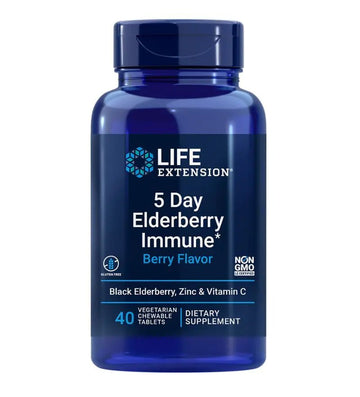 Life Extension 5 Elderberry Immune 40 chewables